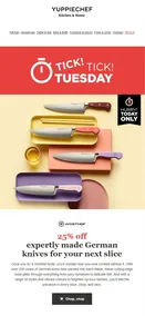 Yuppiechef : 25% Off Expertly Made German Knives (Request Valid Date From Retailer)