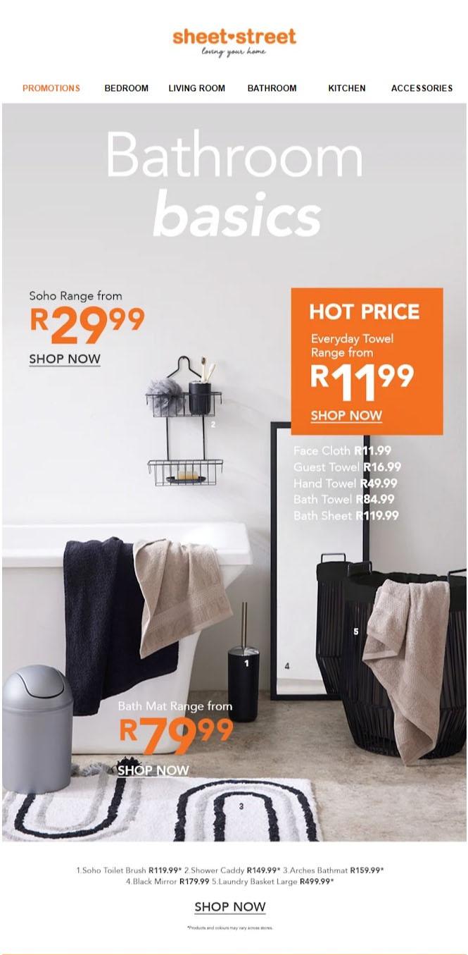 Sheet Street Bathroom Basics (Request Valid Date From Retailer) — m