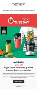 Yuppiechef : 20% High-Speed Blenders (09 December 2025 Only!)