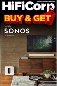 HiFi Corp : Buy & Get With Sonos (07 March - 31 March 2024)