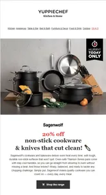 Yuppiechef : 20% Off Non-Stick Cookware (Request Valid Date From Retailer)