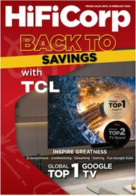 HiFi Corp : Back To Savings With TCL (29 January - 13 February 2024)