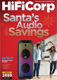 HiFi Corp : Santa's Audio Savings (06 December - 24 December 2023)