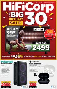 HiFi Corp : The Big 30 Birthday Sale (04 October - 08 October 2023)