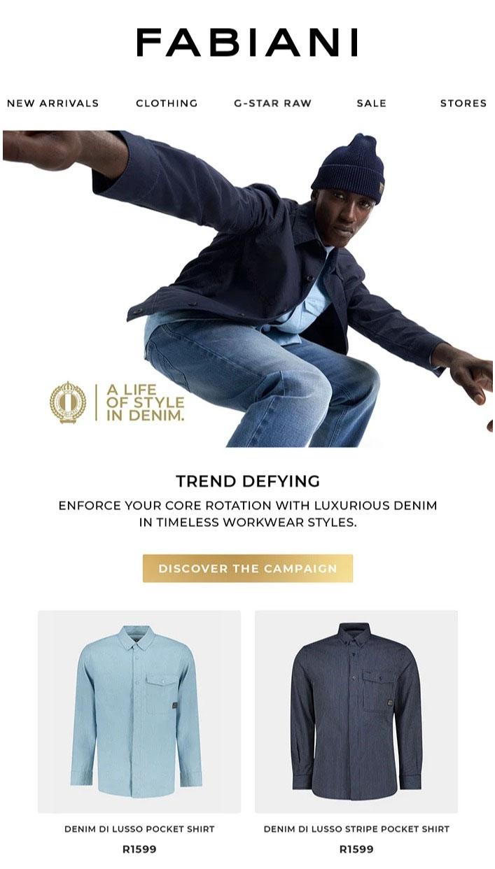 Fabiani : Trend Defying (Request Valid Date From Retailer) — m.guzzle.co.za