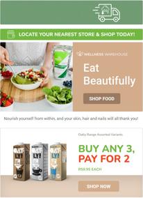 Wellness Warehouse : Eat Beautifully (Request Valid Date From Retailer)