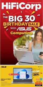 HiFi Corp : The Big 30 Birthday Sale With Asus (17 October - 24 October 2023)