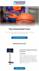Sportsmans Warehouse : Top Basketball Gear (Request Valid Date From Retailer)