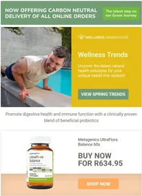 Wellness Warehouse : Wellness Trends (Request Valid Date From Retailer)