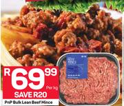 PnP Bulk Lean Beef Mince-Per Kg