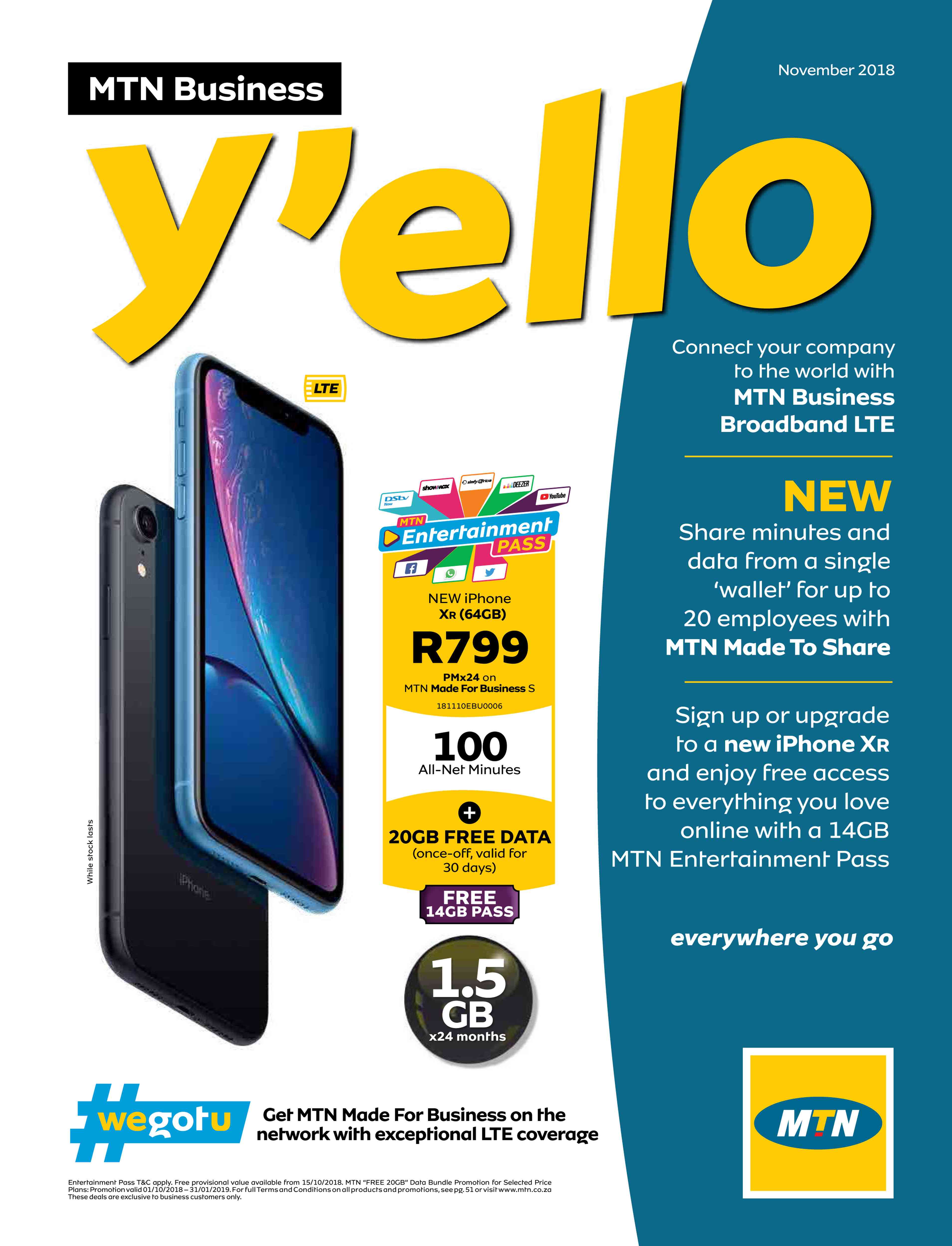 Special Apple iPhone Xr (64GB)On MTN Made For Business S — www.guzzle