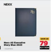 Nexx A5 Executive Diary Blue 2023