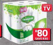 Twinsaver 2 Ply Toilet Tissue 18s
