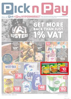 Pick n Pay : Vat Busters (23 Apr - 06 May 2018), page 1