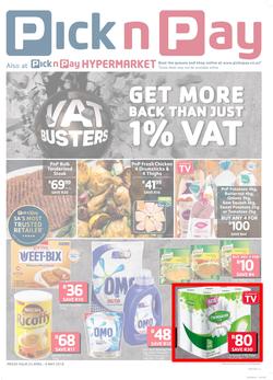 Pick n Pay : Vat Busters (23 Apr - 06 May 2018), page 1
