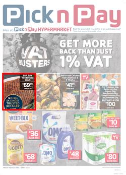 Pick n Pay : Vat Busters (23 Apr - 06 May 2018), page 1