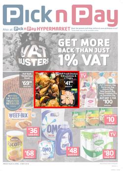 Pick n Pay : Vat Busters (23 Apr - 06 May 2018), page 1