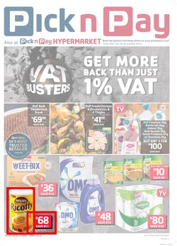 Pick n Pay : Vat Busters (23 Apr - 06 May 2018), page 1