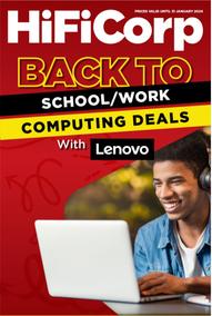 HiFi Corp : Back To Work Computing Deals With Lenovo (11 January - 31 January 2024)