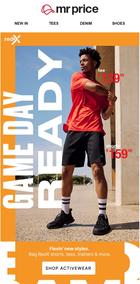 Mr Price : Game Day Ready (Request Valid Date From Retailer)
