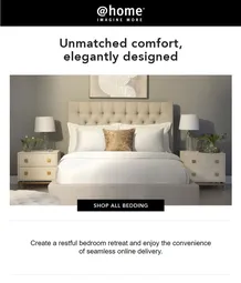 @Home : Unmatched Comfort (Request Valid Date From Retailer)