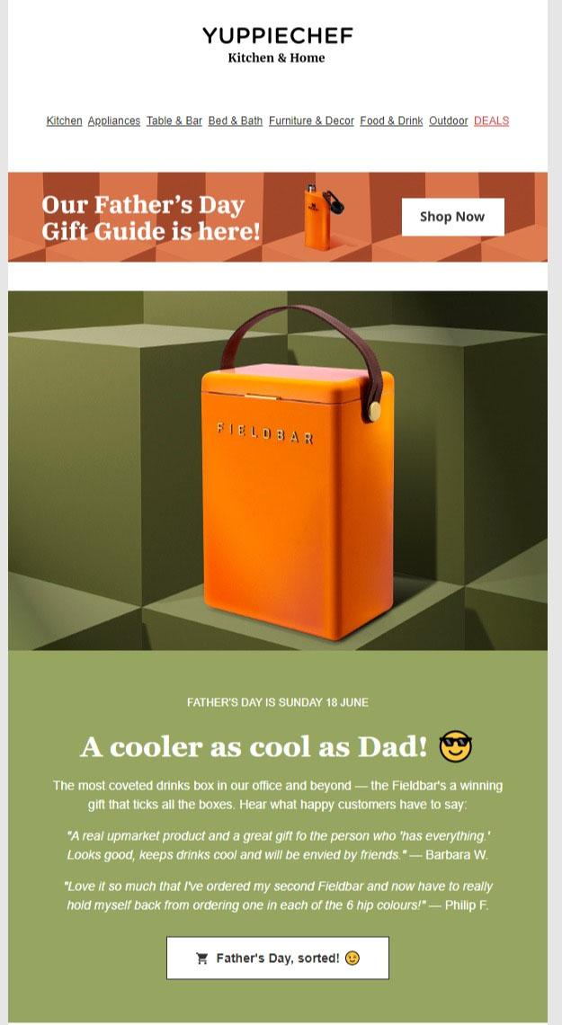 Yuppiechef A Cooler As Cool As Dad (Request Valid Date From Retailer