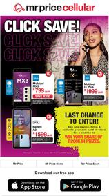 Mr Price Cellular : Click Save (Request Valid Date From Retailer)