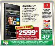 Blackberry Z3 Cellphone