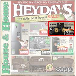 House&Home : Heydays (08 Feb - 15 Feb 2015), page 1