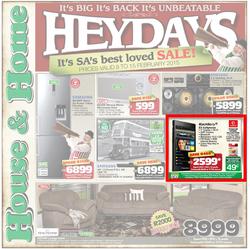 House&Home : Heydays (08 Feb - 15 Feb 2015), page 1