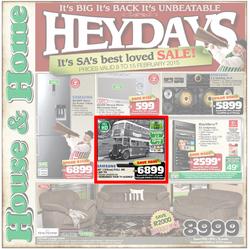House&Home : Heydays (08 Feb - 15 Feb 2015), page 1