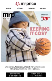 Mr Price : Keeping It Cosy (Request Valid Date From Retailer)