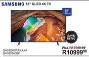 Samsung 55" 139cm QLED 4K TV QA55Q60RAKXXA 