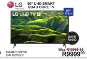 LG 60" 152cm UHD Smart Quad Core TV 60UM7100PVB 