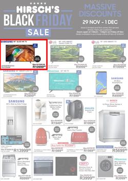 Hirsch's : Black Friday (29 Nov - 01 Dec 2019), page 1