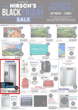 Hirsch's : Black Friday (29 Nov - 01 Dec 2019), page 1