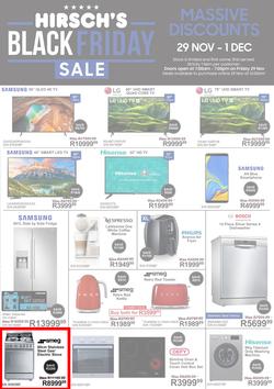 Hirsch's : Black Friday (29 Nov - 01 Dec 2019), page 1