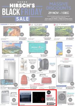 Hirsch's : Black Friday (29 Nov - 01 Dec 2019), page 1