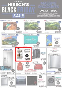 Hirsch's : Black Friday (29 Nov - 01 Dec 2019), page 1