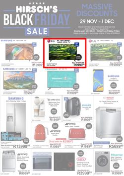 Hirsch's : Black Friday (29 Nov - 01 Dec 2019), page 1