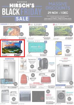 Hirsch's : Black Friday (29 Nov - 01 Dec 2019), page 1