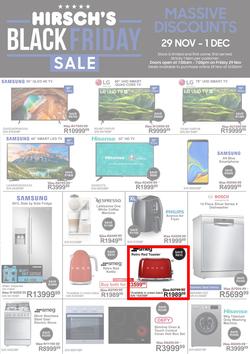 Hirsch's : Black Friday (29 Nov - 01 Dec 2019), page 1
