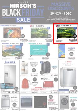 Hirsch's : Black Friday (29 Nov - 01 Dec 2019), page 1