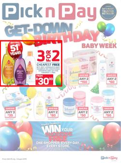 Pick n Pay : Baby Promotion (23 Jul - 05 Aug 2018), page 1