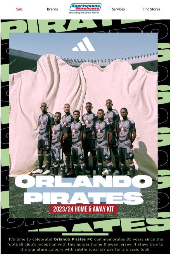 2023/24 Away Kit Junior Jersey - Orlando Pirates FC Shop