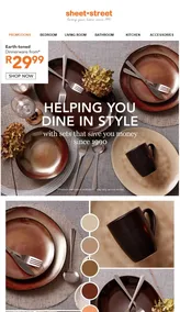 Sheet Street : Dine In Style (Request Valid Date From Retailer)