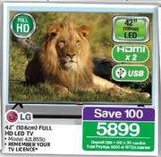 LG 42"(106cm) Full HD LED TV 42LB550