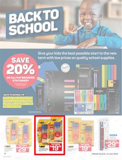 Pick n Pay : Back To School (08 Jul - 21 Jul 2019), page 1