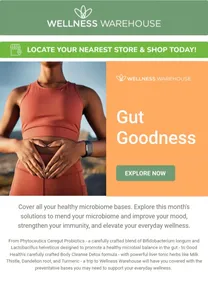 Wellness Warehouse : Gut Goodness (Request Valid Date From Retailer)