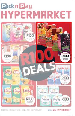 Pick n Pay Hyper Western Cape : R100 Deals (20 Feb - 04 Mar 2018), page 1